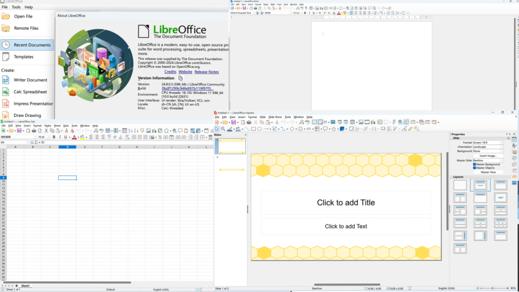 LibreOffice v24.8.1 开源免费Office-秋叶资源网