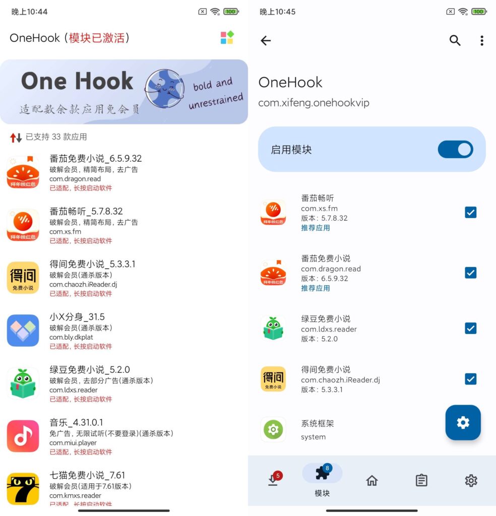 图片[1]-OneHook v1.0.0 解锁上百款软件会员模块-秋叶资源网